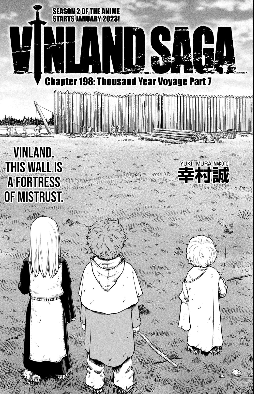 Vinland Saga chapter 208 release date, time, spoilers, where to